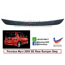 Perodua Myvi SE ( 1st Gen ) 2005-2011 Custom Fit Original ABS Car Rear Bumper Step Scratch Guard Garnish Protector